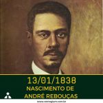 Há 185 anos nascia André Pinto Rebouças em Cachoeira, Bahia. Ele foi um grande engenheiro e inventor brasileiro!